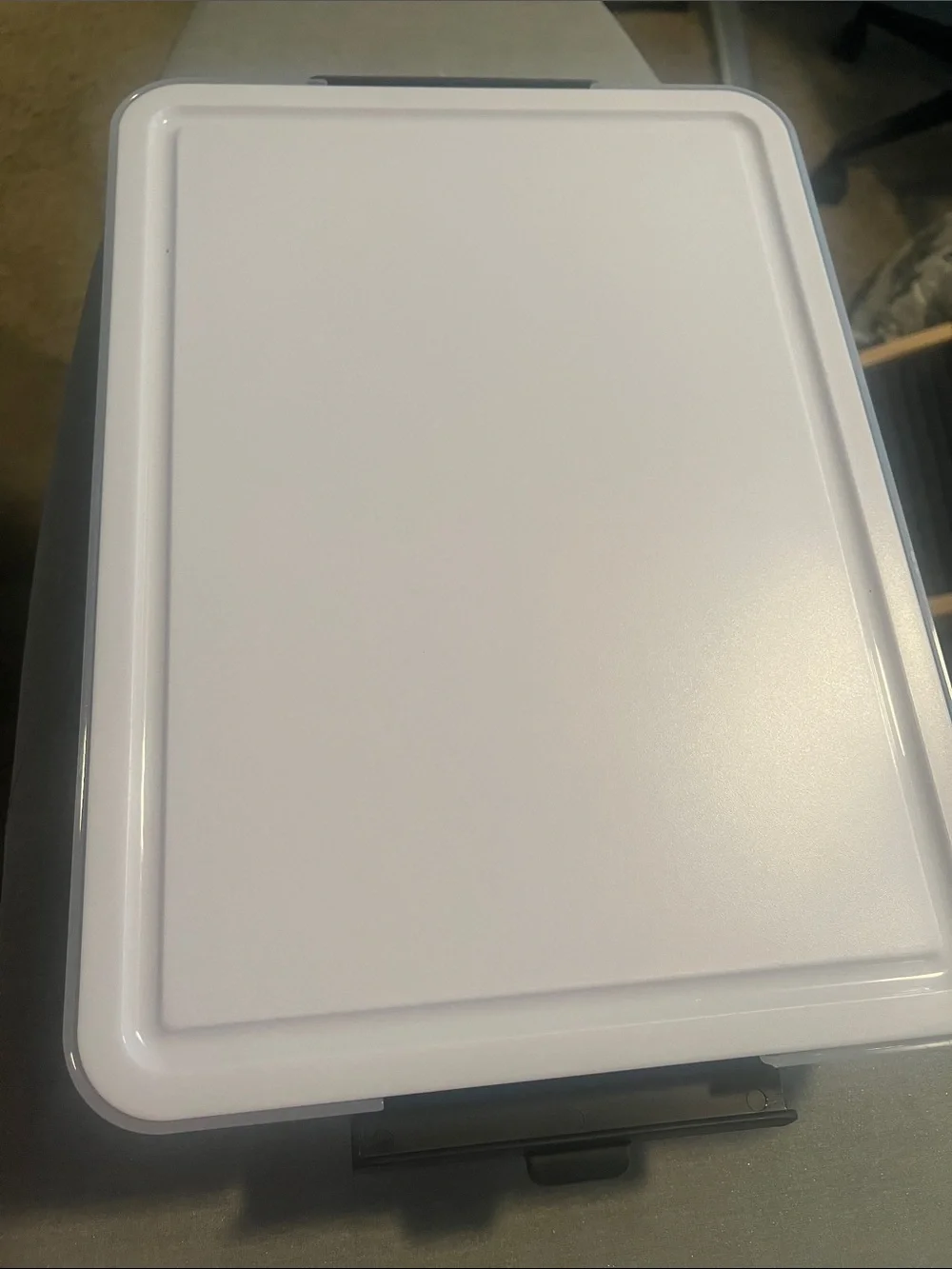 NWOT Charcuterie tackle/ Organizer Box with cutting board lid